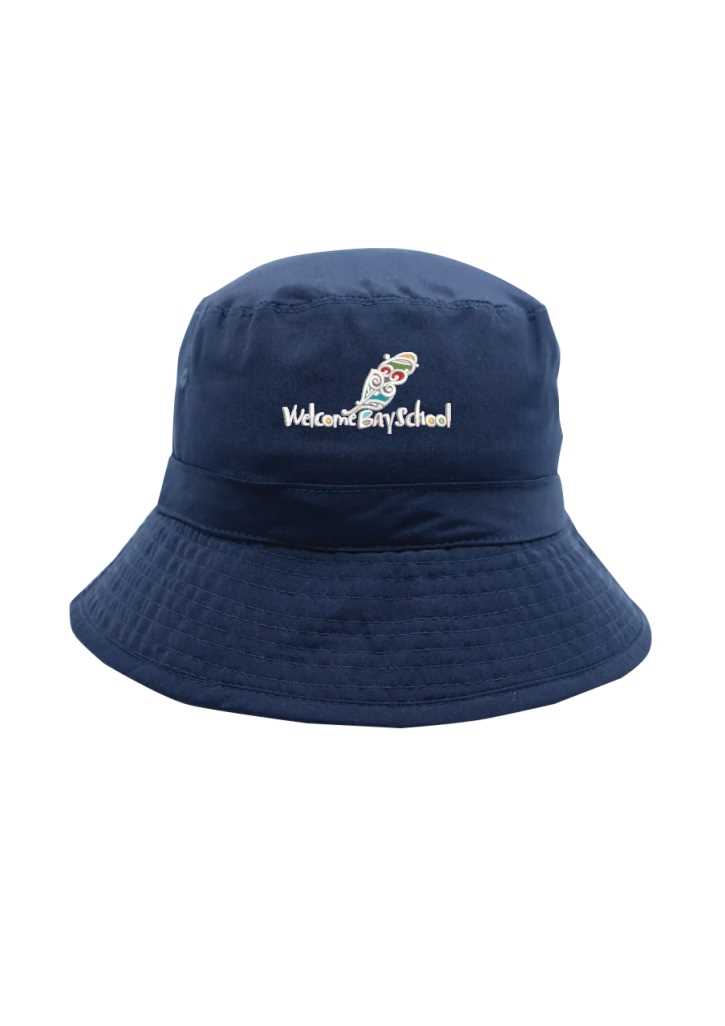 Welcome Bay School Sports Twill Bucket Hat