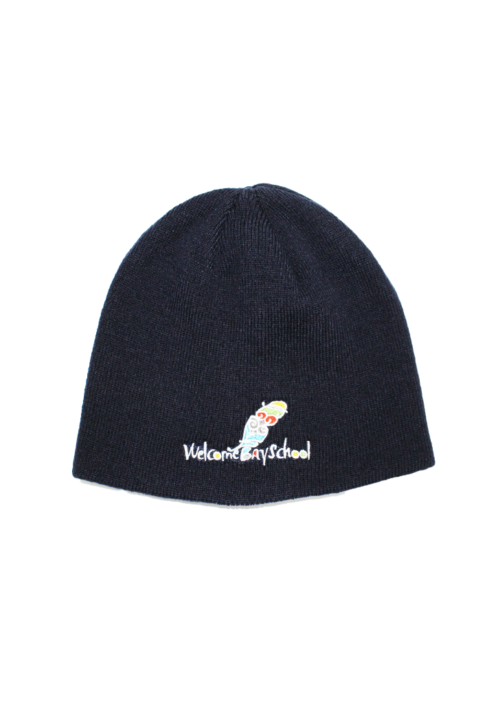 Welcome Bay School Beanie Navy